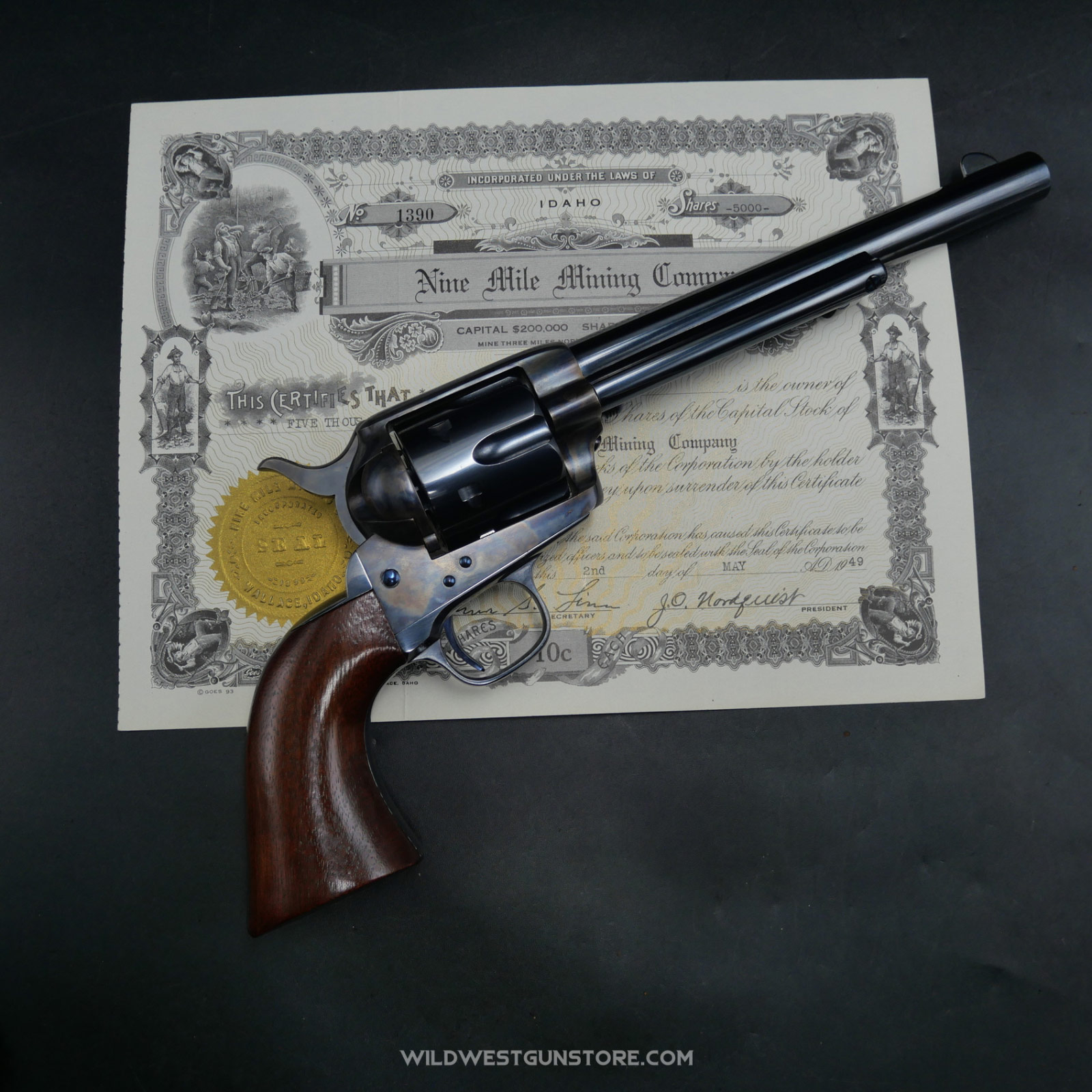 Mint Condition Colt SAA 1880 Frontier – 7½" Barrel – Mirror Bore – .44-40 Caliber