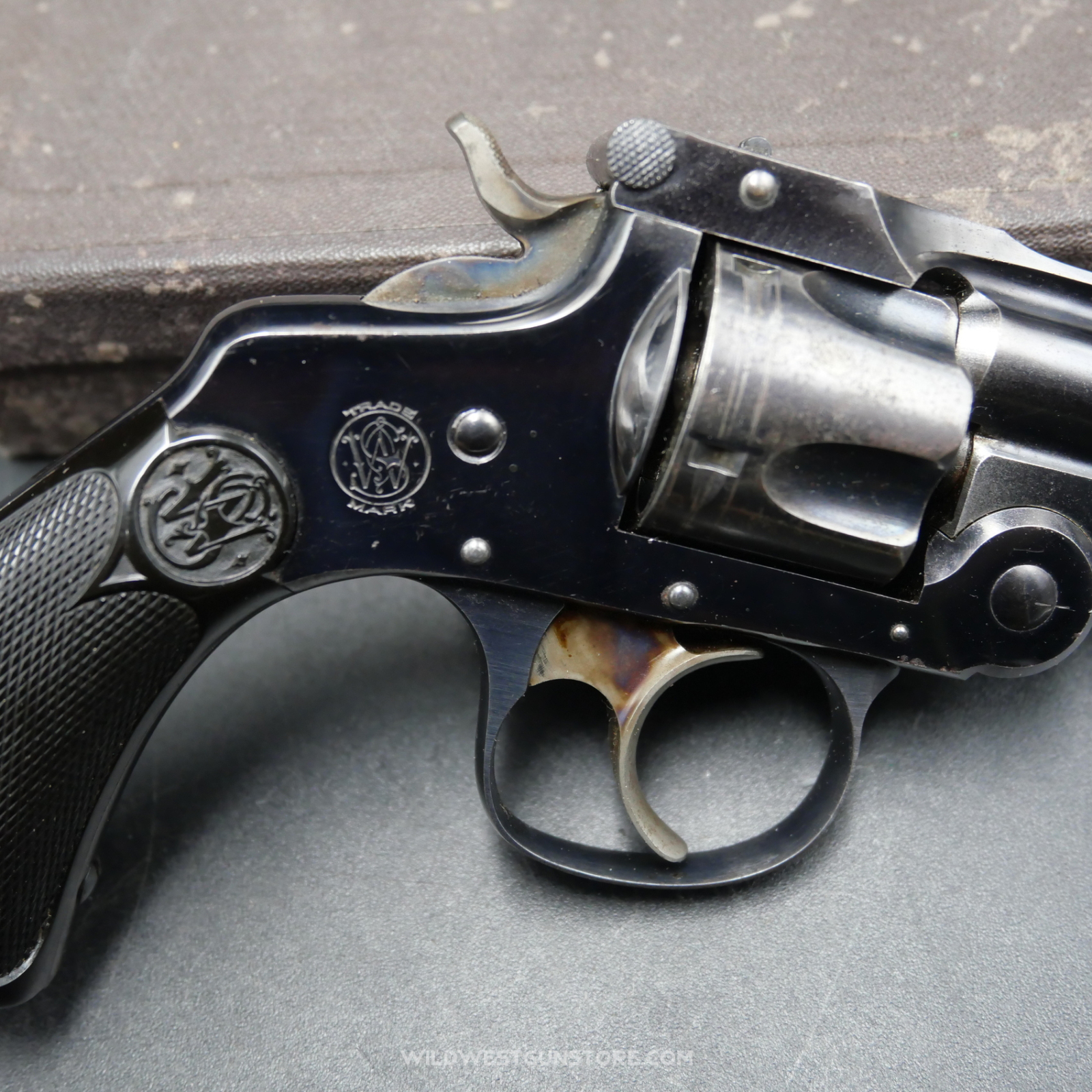 Mint Revolver Smith Wesson Cal. 32 Double Action 4th Mod. Et Sa Rare Boite D'origine