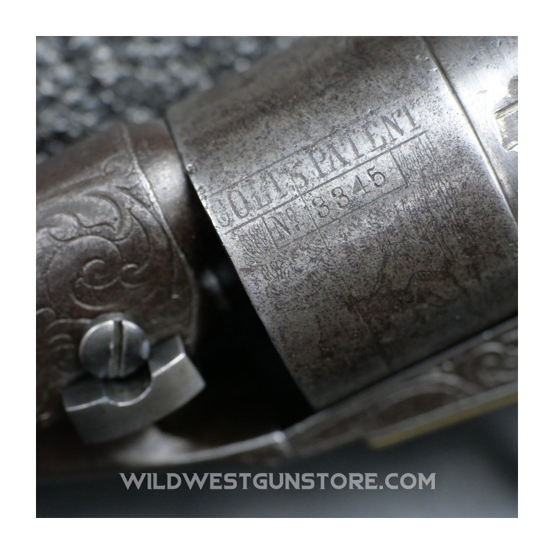 Prestigieux Colt Conversion Police 1862 Gravé D'usine Cal. 38