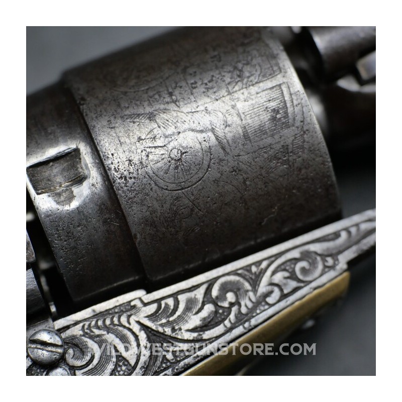 Prestigieux Colt Conversion Police 1862 Gravé D'usine Cal. 38