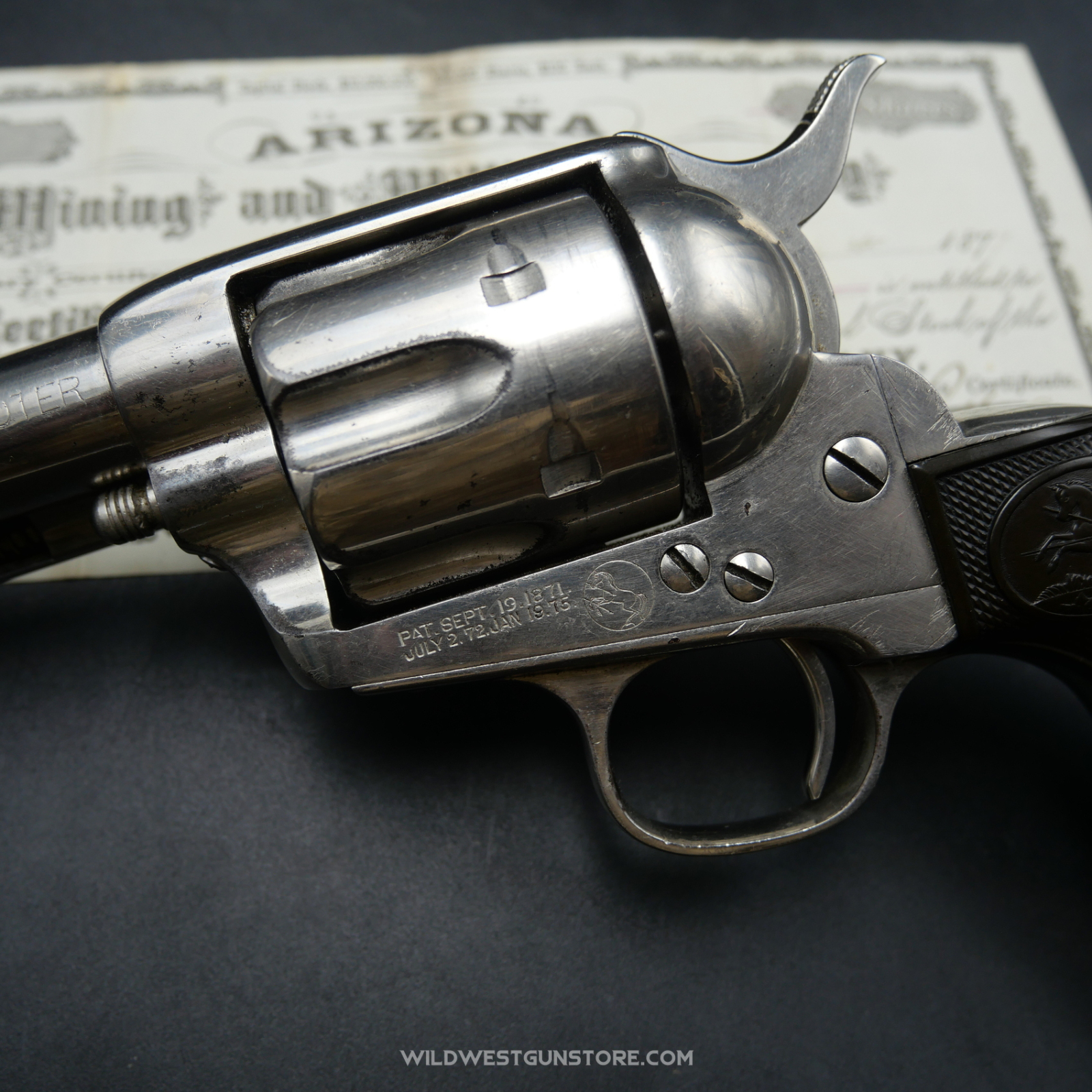 Rare Colt Frontier Single Action Army, .44-40, Mint Bore, Manufactured 1894