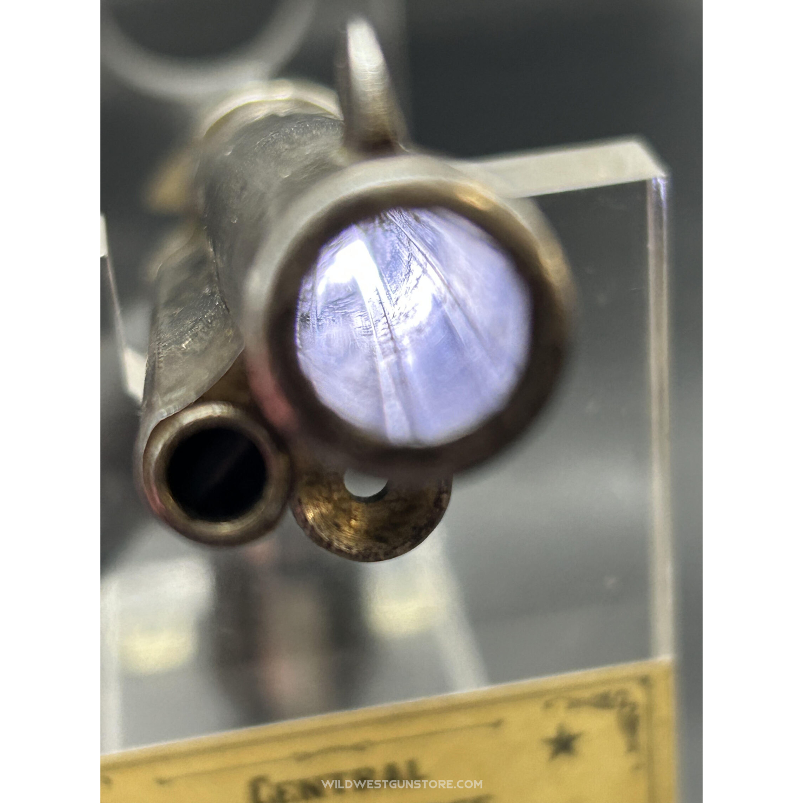 Rare Revolver New Police Cal. 38 'Cop And Thug' Excellent État Nickelage D'origine
