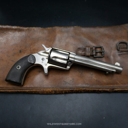 Rare Revolver New Police Cal. 38 'Cop And Thug' Excellent État Nickelage D'origine