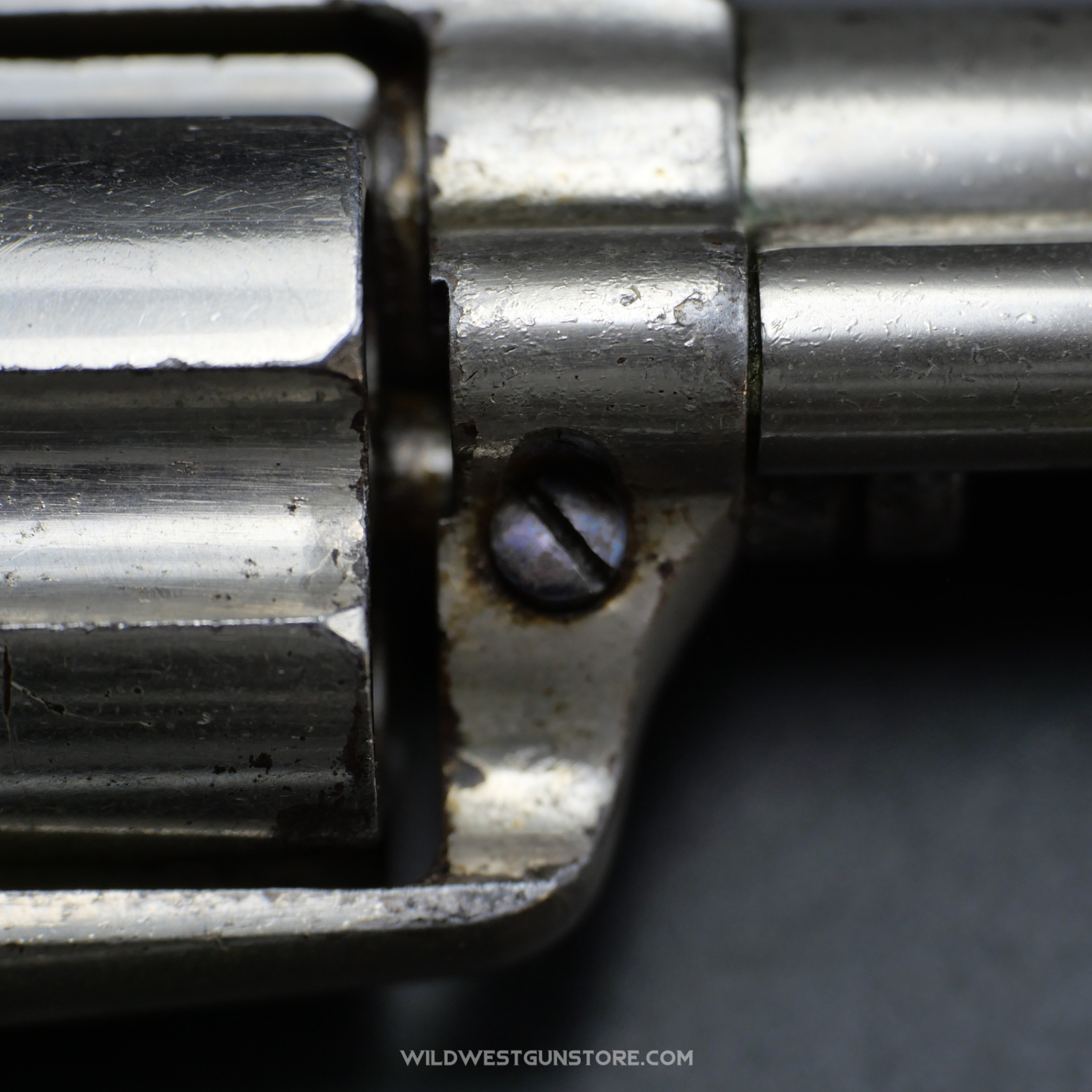 Rare Colt "New Police" Revolver, .38 Caliber, "Cop and Thug" – Excellent Condition – Original Nickel Finish