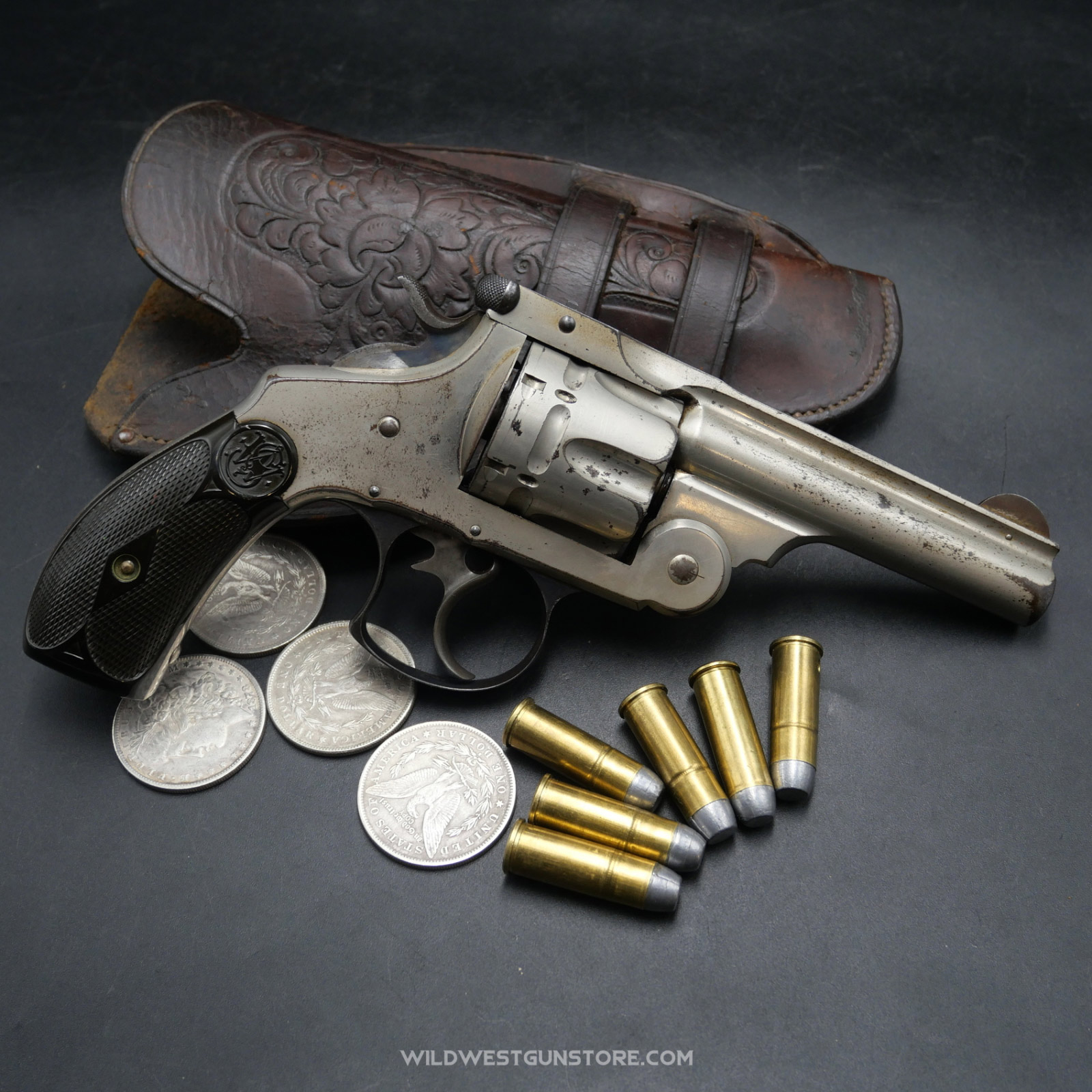 Smith & Wesson Western Frontier DA Canon 4'' Miroir Cal..44-40