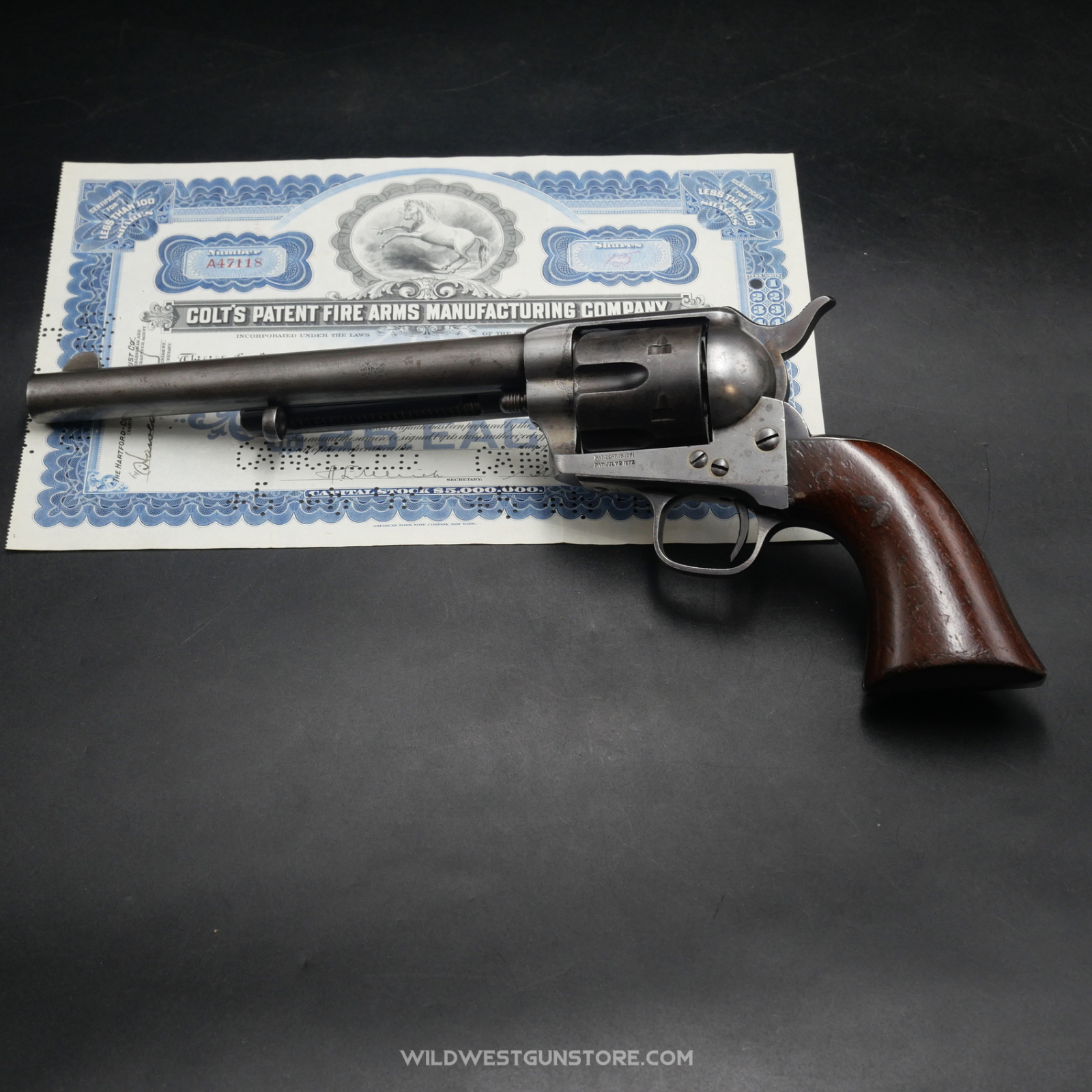 Revolver Colt Calibre .44 Rimfire De 1877 – Arme Historique