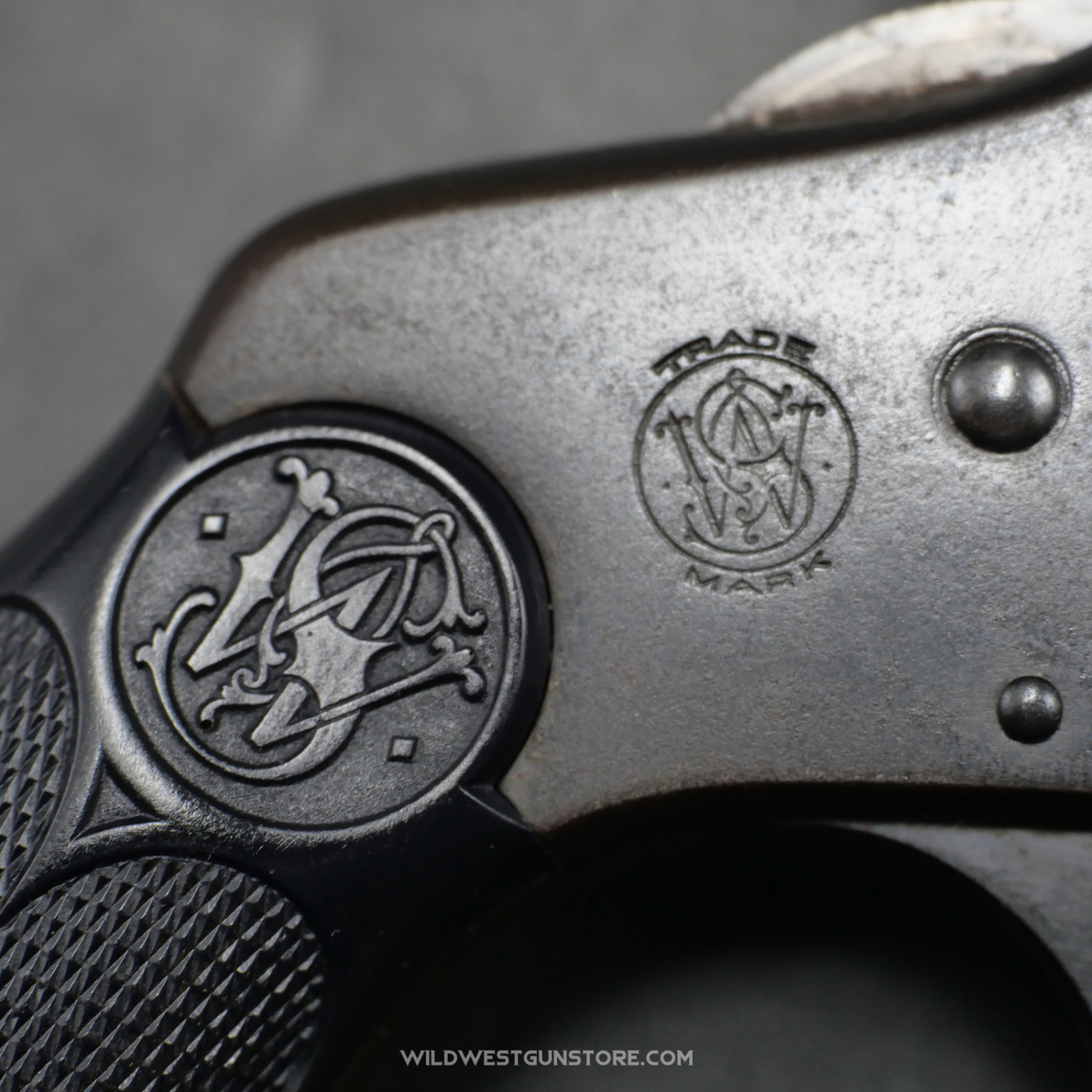 Revolver De Collection Smith & Wesson DA 4th Model Canon Miroir Cal. .38 S&W Poudre Noire