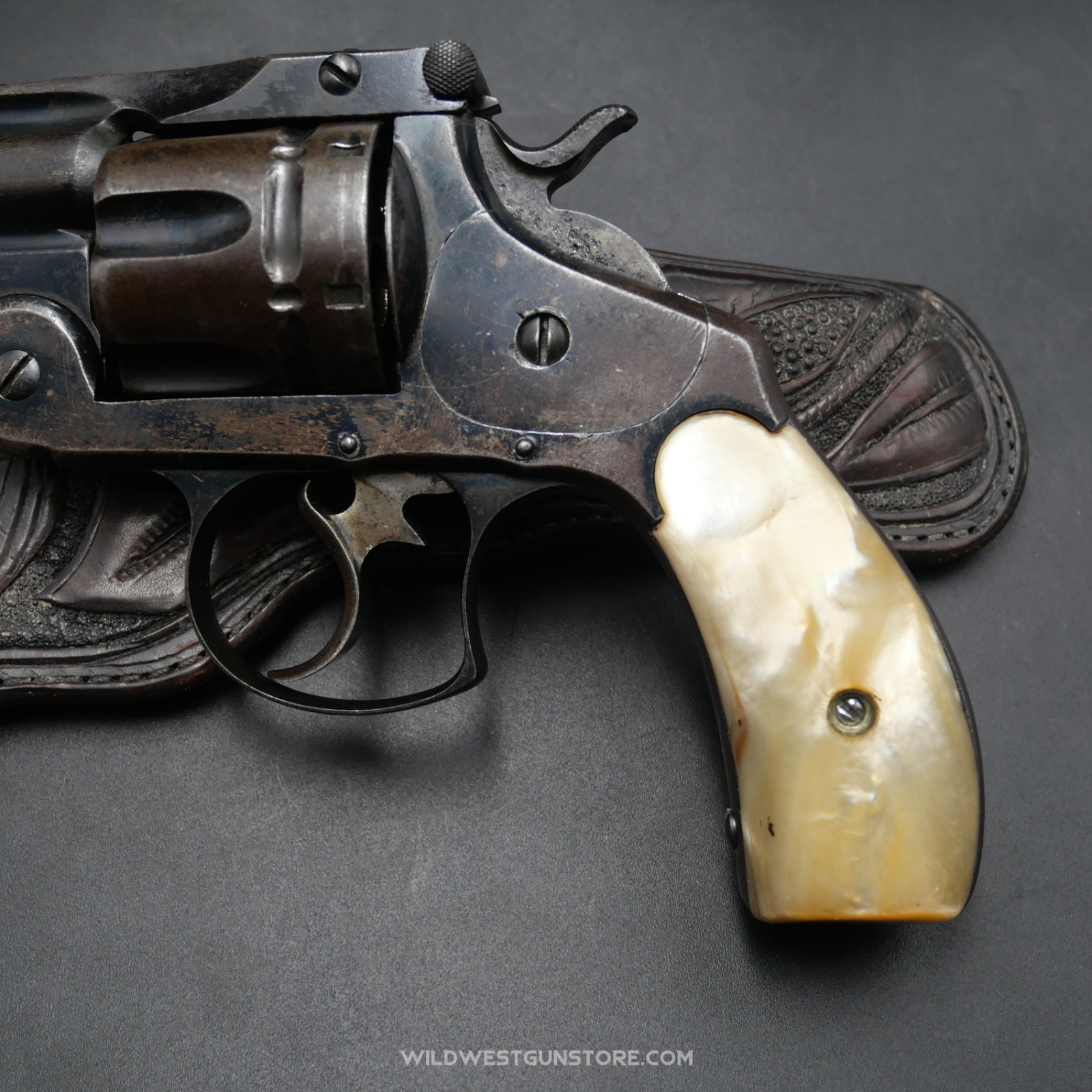 Smith & Wesson Double Action Frontier Collector’s Revolver – .44-40 Caliber – Mother-of-Pearl Grips