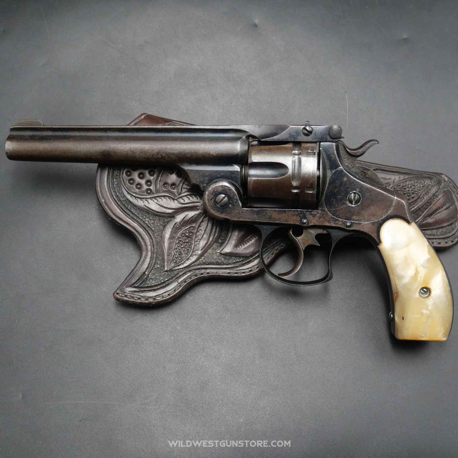 Smith & Wesson Double Action Frontier Collector’s Revolver – .44-40 Caliber – Mother-of-Pearl Grips