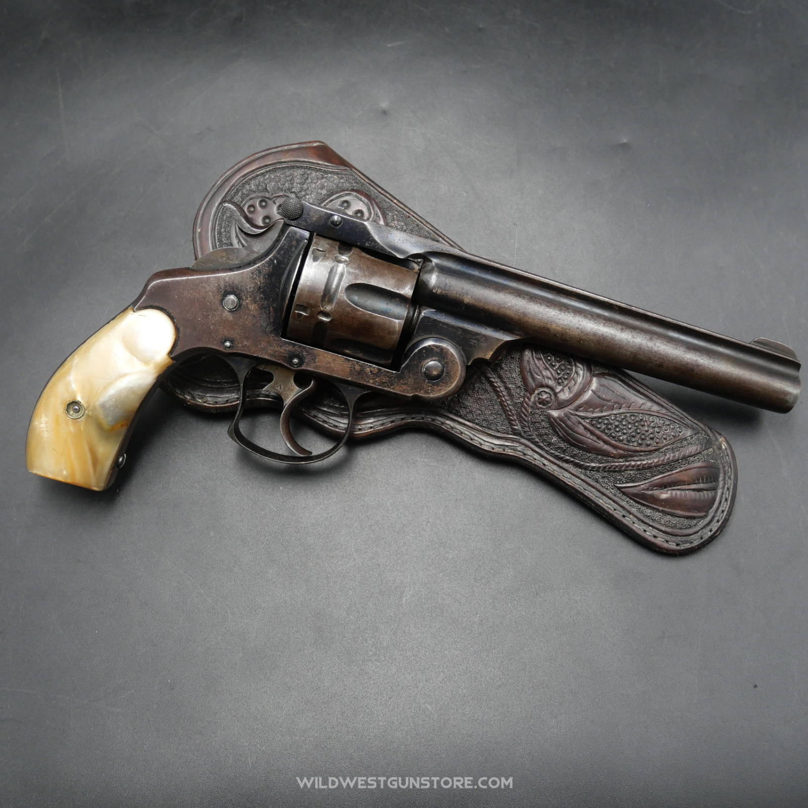 Revolver De Collection Smith & Wesson Double Action Frontier Calibre 44-40 Nacre