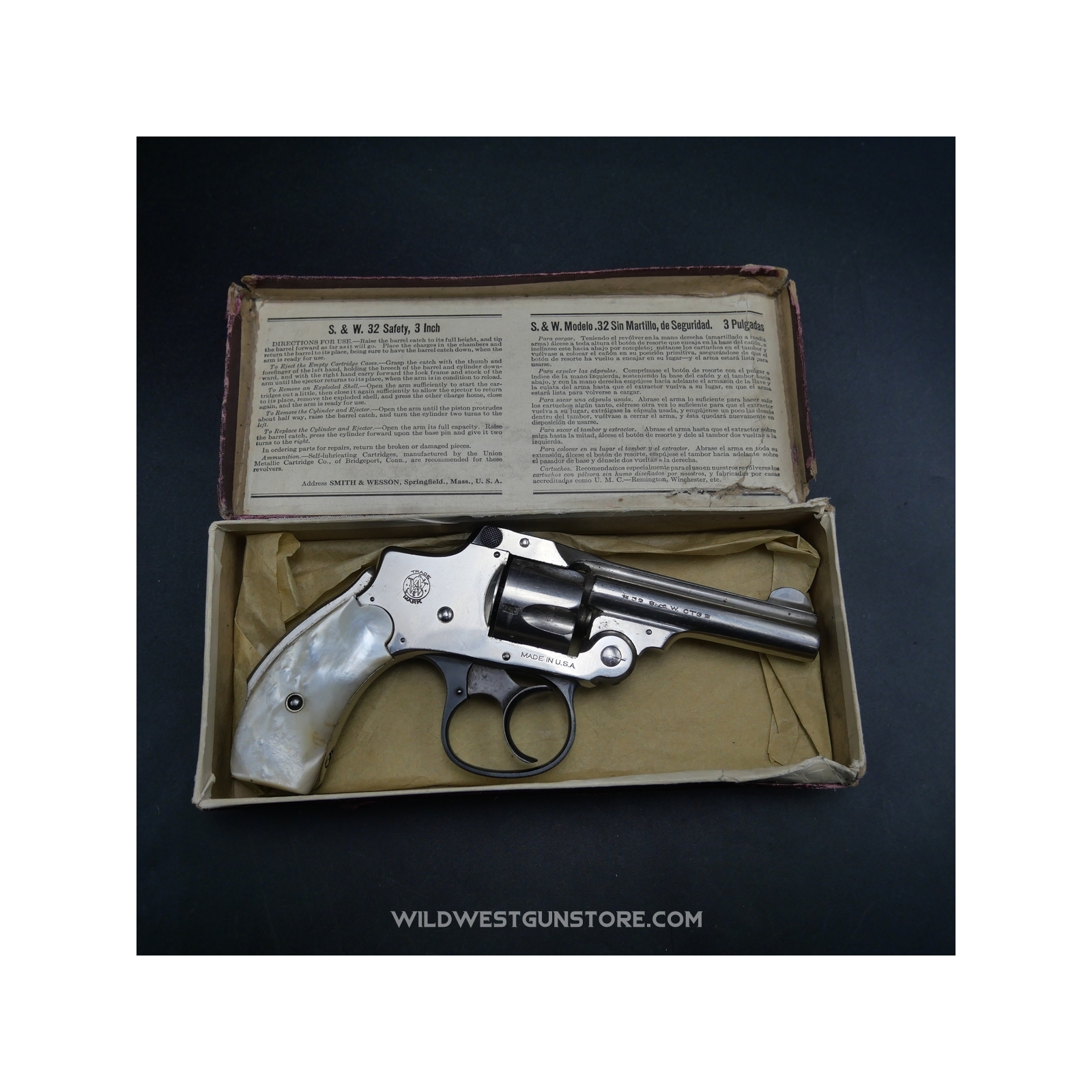 Revolver Smith Wesson DA Calibre 32SW Coffret D'origine