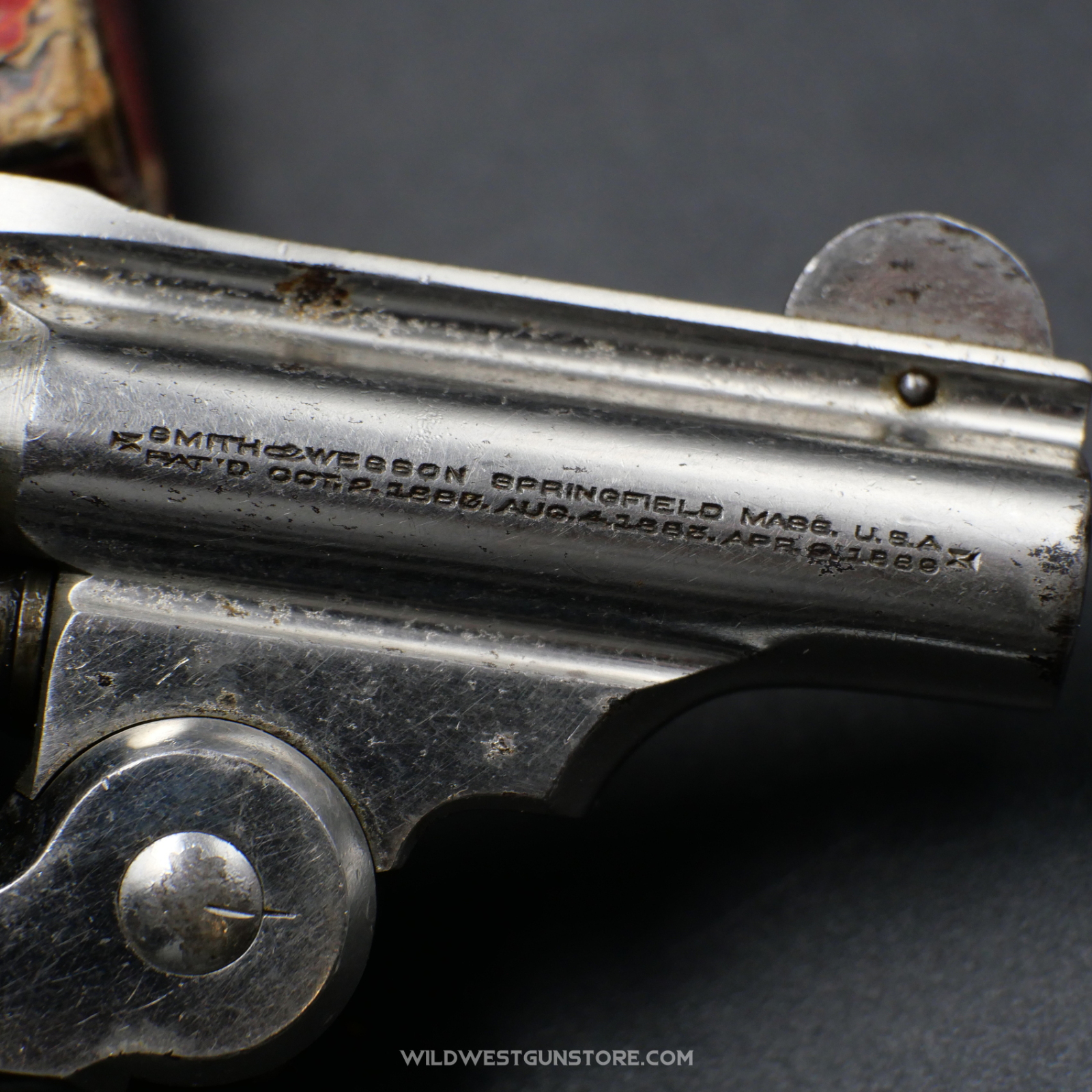 Revolver Smith Wesson 'Safety Bicycle' Hammerless 2nd Model Canon 2'' Calibre 32