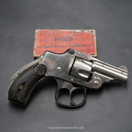 Revolver Smith Wesson 'Safety Bicycle' Hammerless 2nd Model Canon 2'' Calibre 32