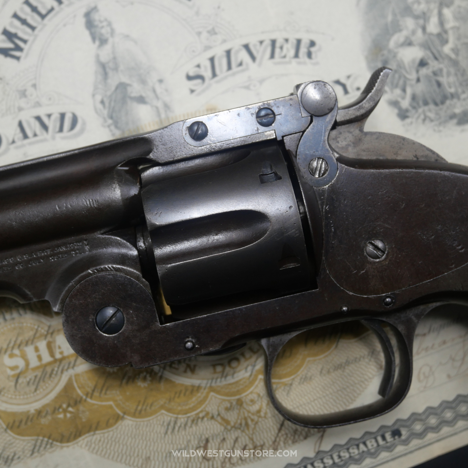 Revolver Smith Wesson Schofield 2nd Modèle Calibre 45 SW, Arme Historique De Collection – Image 6