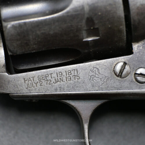 Colt Single Action Army Western Revolver – 1899 Manufacture – .41 Caliber – "Smokeless Frame"