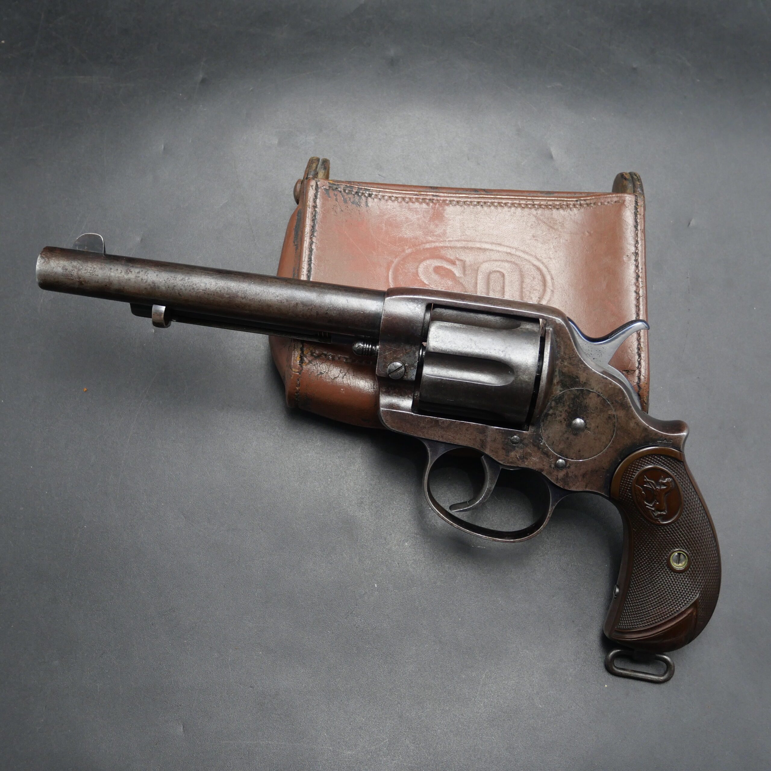 Colt Double Action 1878/1902 Alaskan US Army Canon miroir cal.45