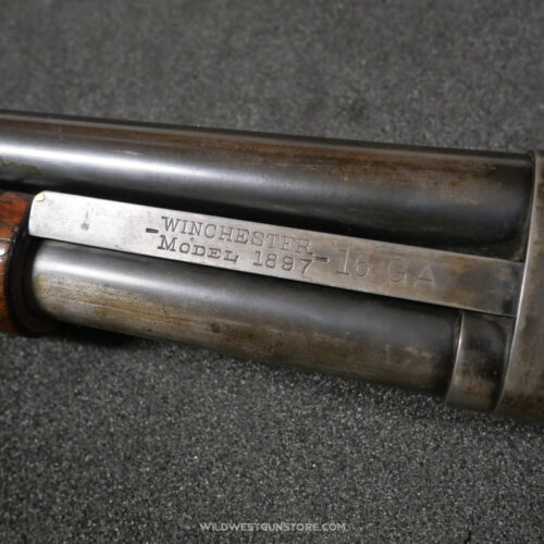 Fusil À Pompe Winchester 1897 Canon Miroir Cal.16 Takedown De 1902