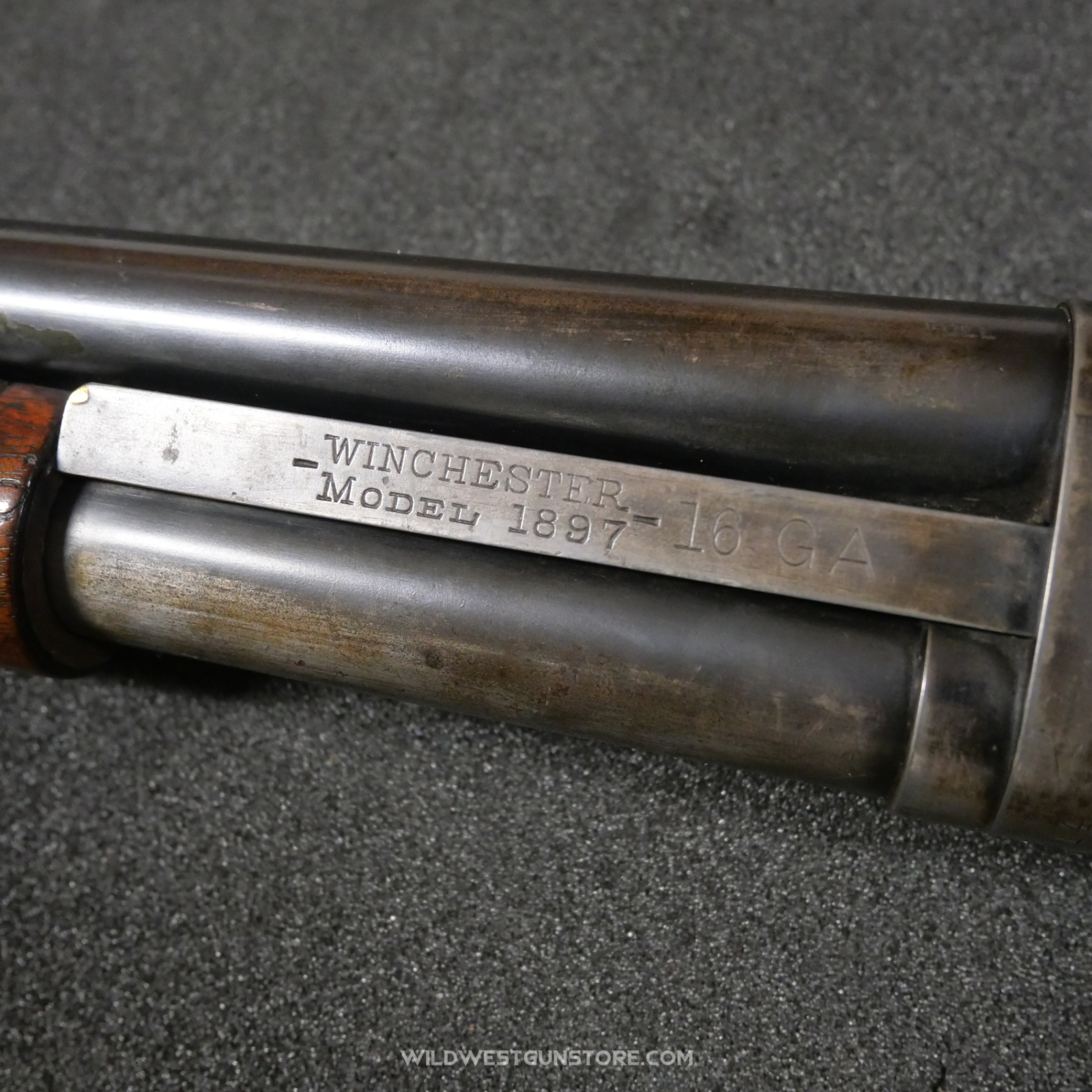 Fusil À Pompe Winchester 1897 Canon Miroir Cal.16 Takedown De 1902