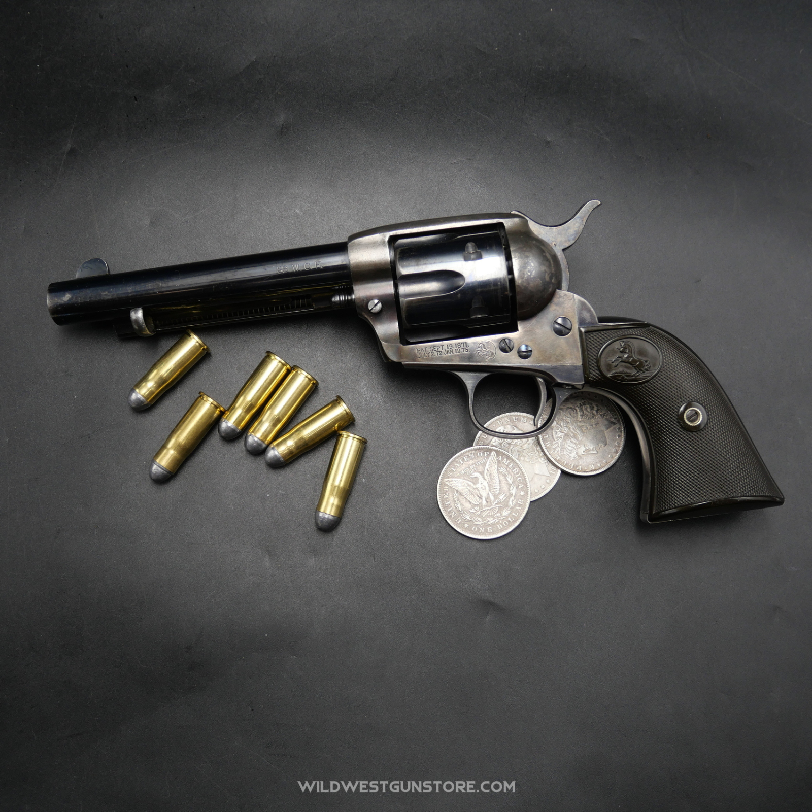 Colt Single Action Army Smokeless Frame 1897 .38-40 – Canon Miroir