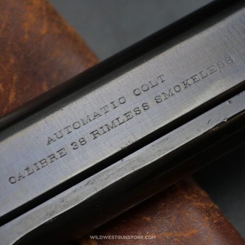 Pistolet Colt De Collection , Canon Miroir Cal.38, Modèle Précoce De 1900