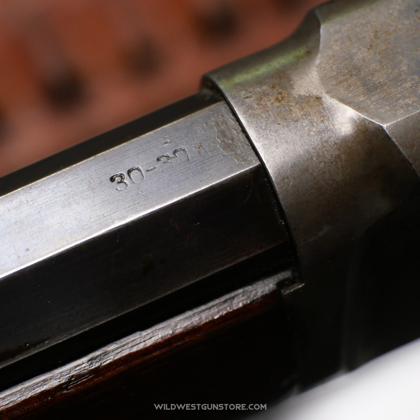 Rare Marlin Rifle Modèle 1893 Canon Miroir Cal.30-30 Smokeless, Jaspage