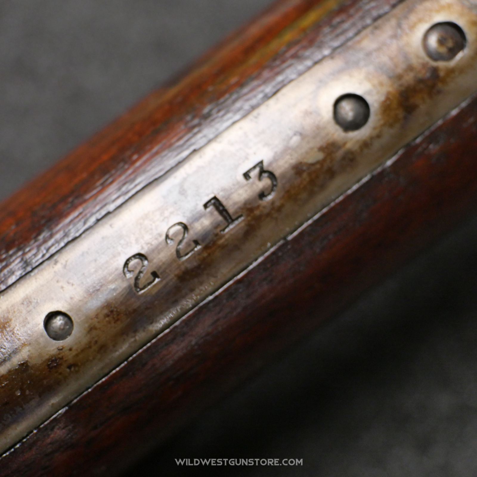 Rare Marlin Rifle Modèle 1893 Canon Miroir Cal.30-30 Smokeless, Jaspage