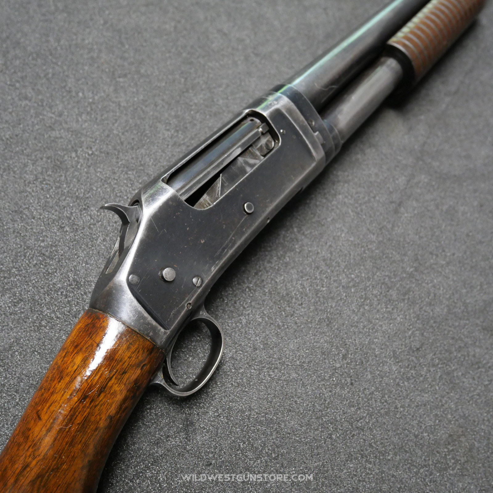 Rare Winchester Tardive Canon Miroir Calibre 12/70 Takedown