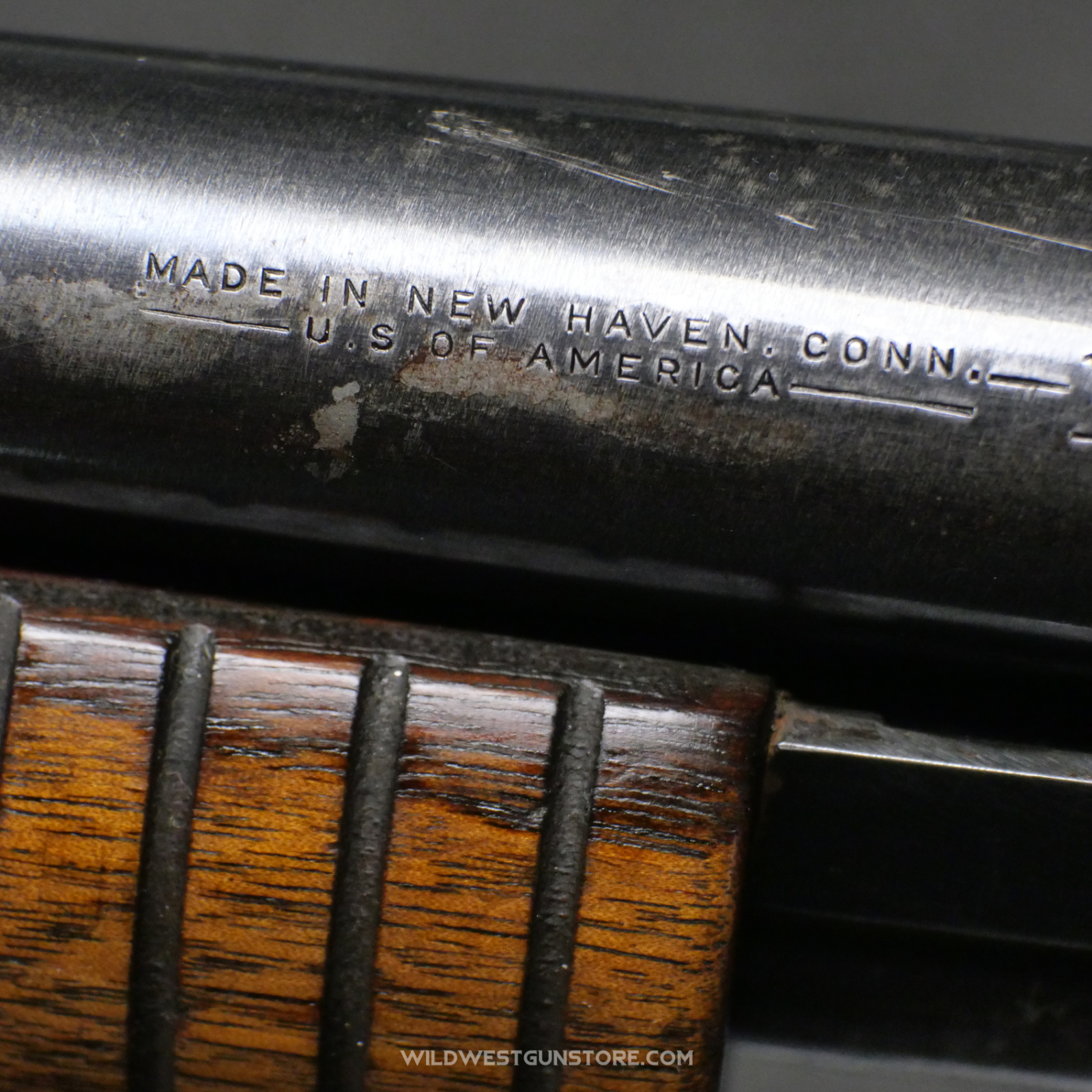 Rare Winchester Tardive Canon Miroir Calibre 12/70 Takedown
