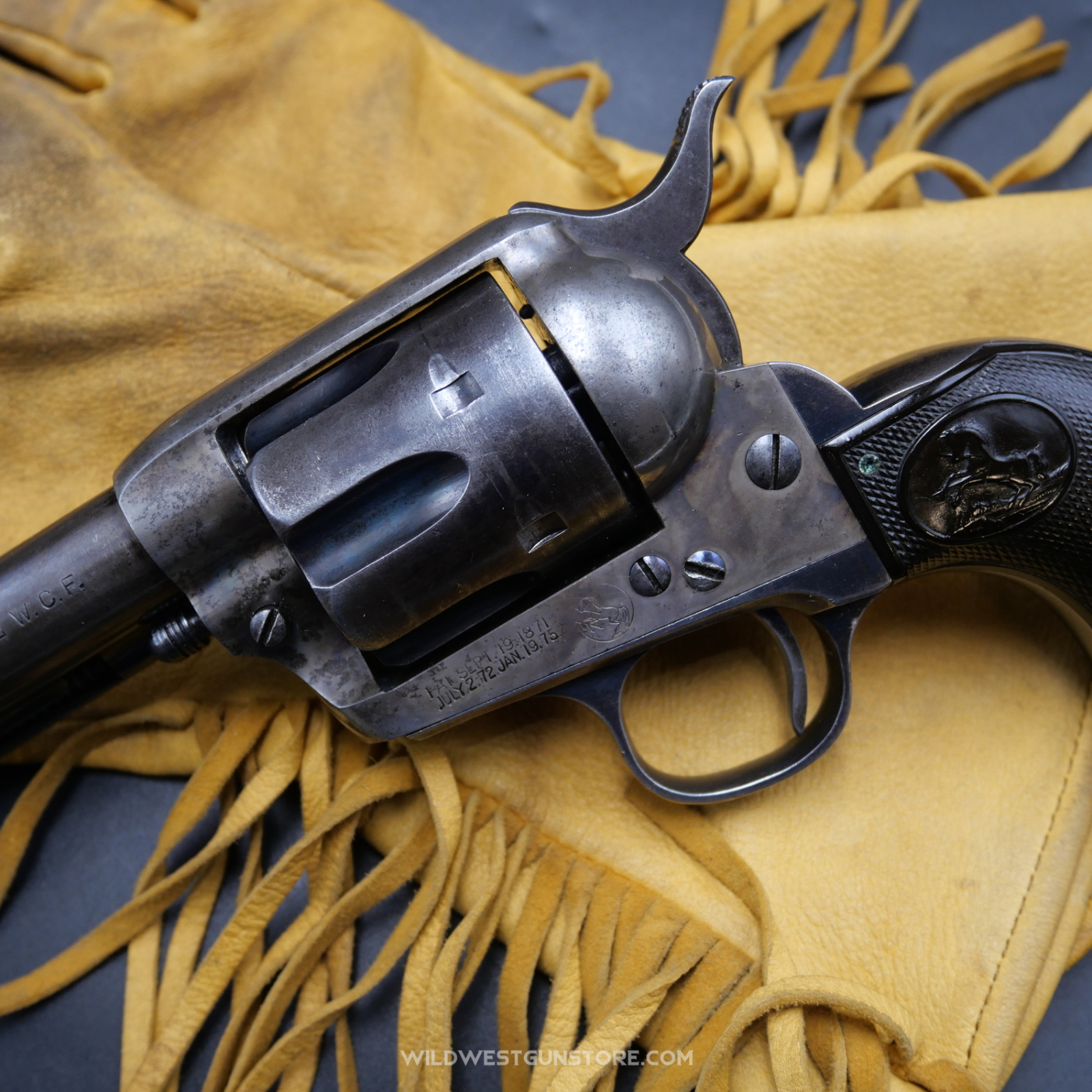 Colt SAA Smokeless Avec Jaspage D'origine Et Canon 32-20 Miroir