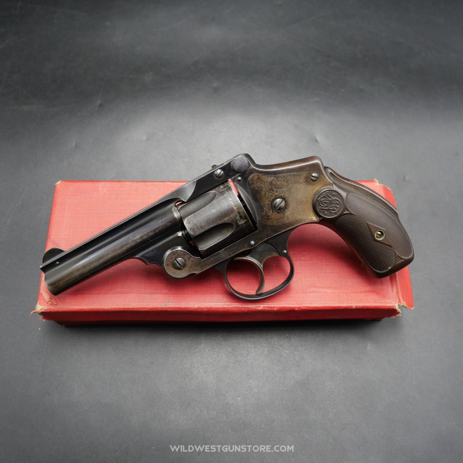 Revolver Smith & Wesson .38 Safety Hammerless 4th Model Et Boite D'origine