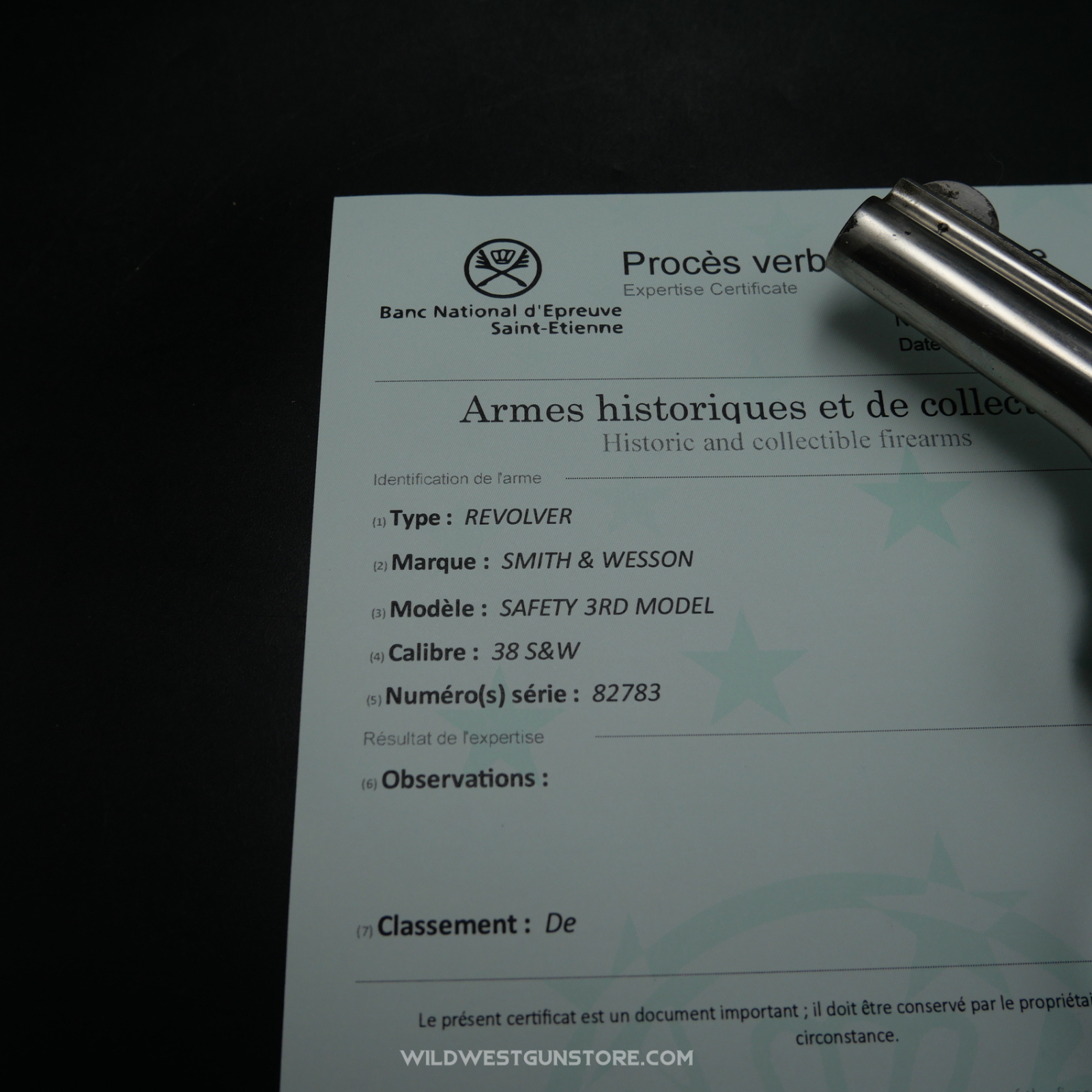 Smith Wesson Calibre 38 New Departure Et Sa Boite D'origine