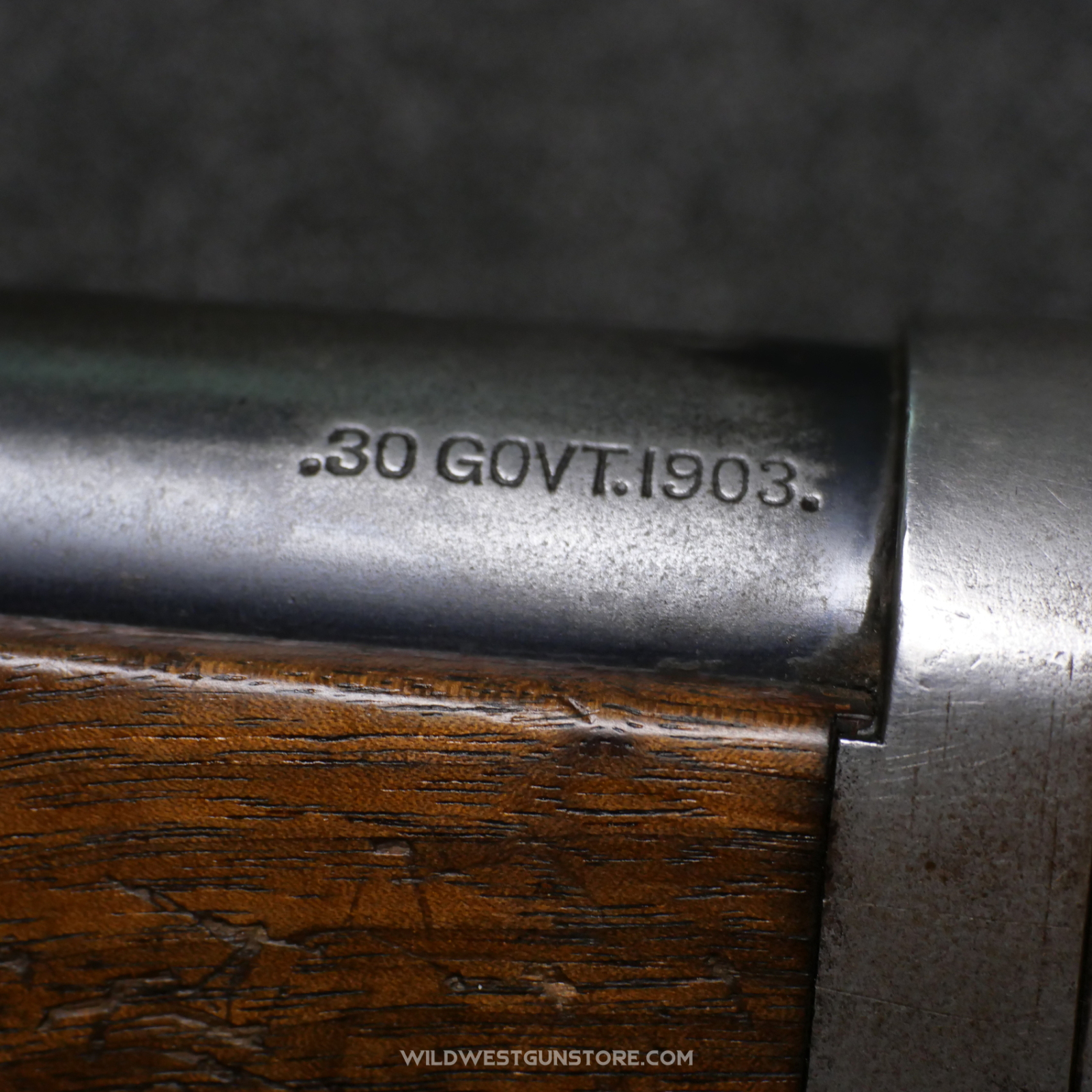 Winchester Rifle Takedown Canon Calibre 30-03 Nickel Steel Barrel
