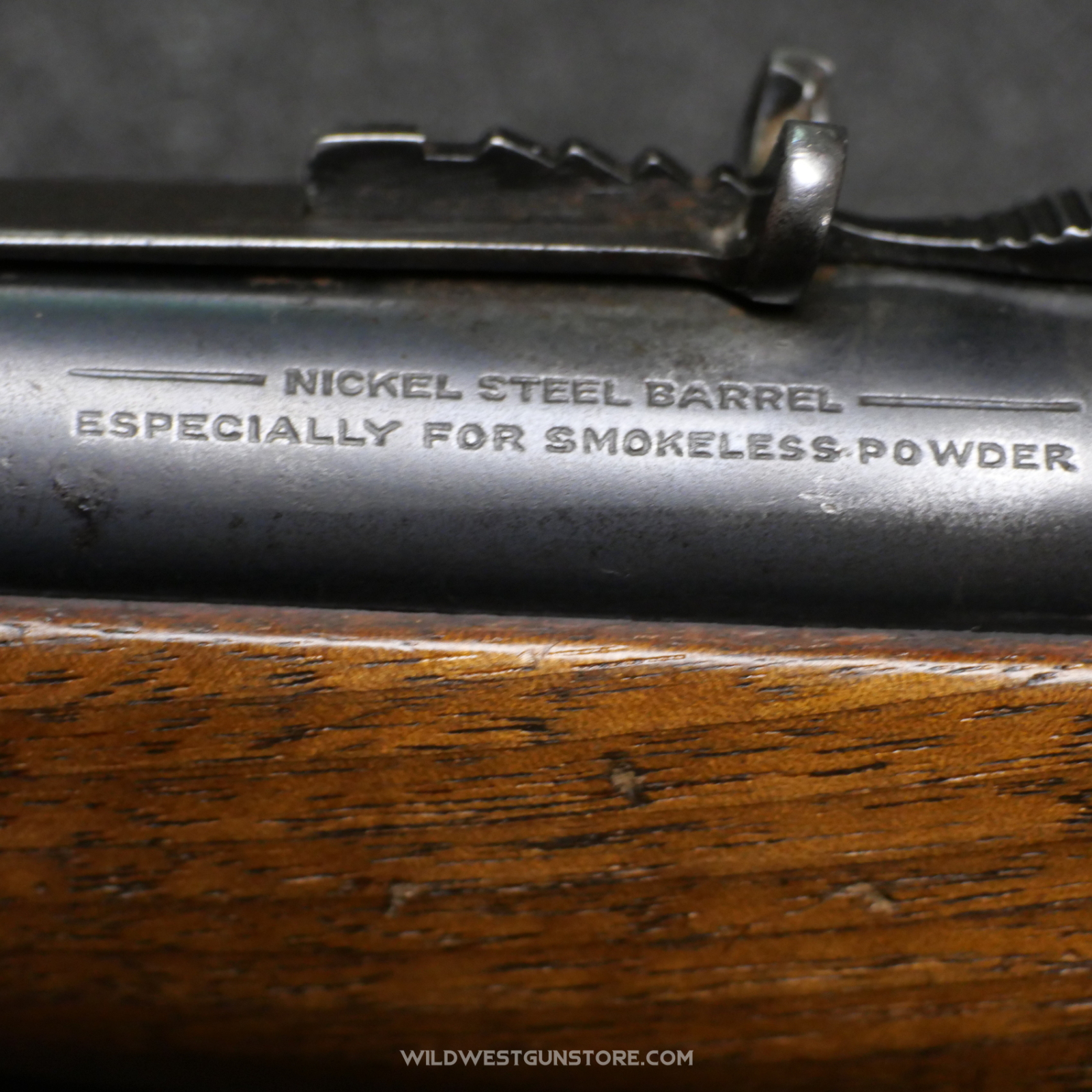 Winchester Rifle Takedown Canon Calibre 30-03 Nickel Steel Barrel