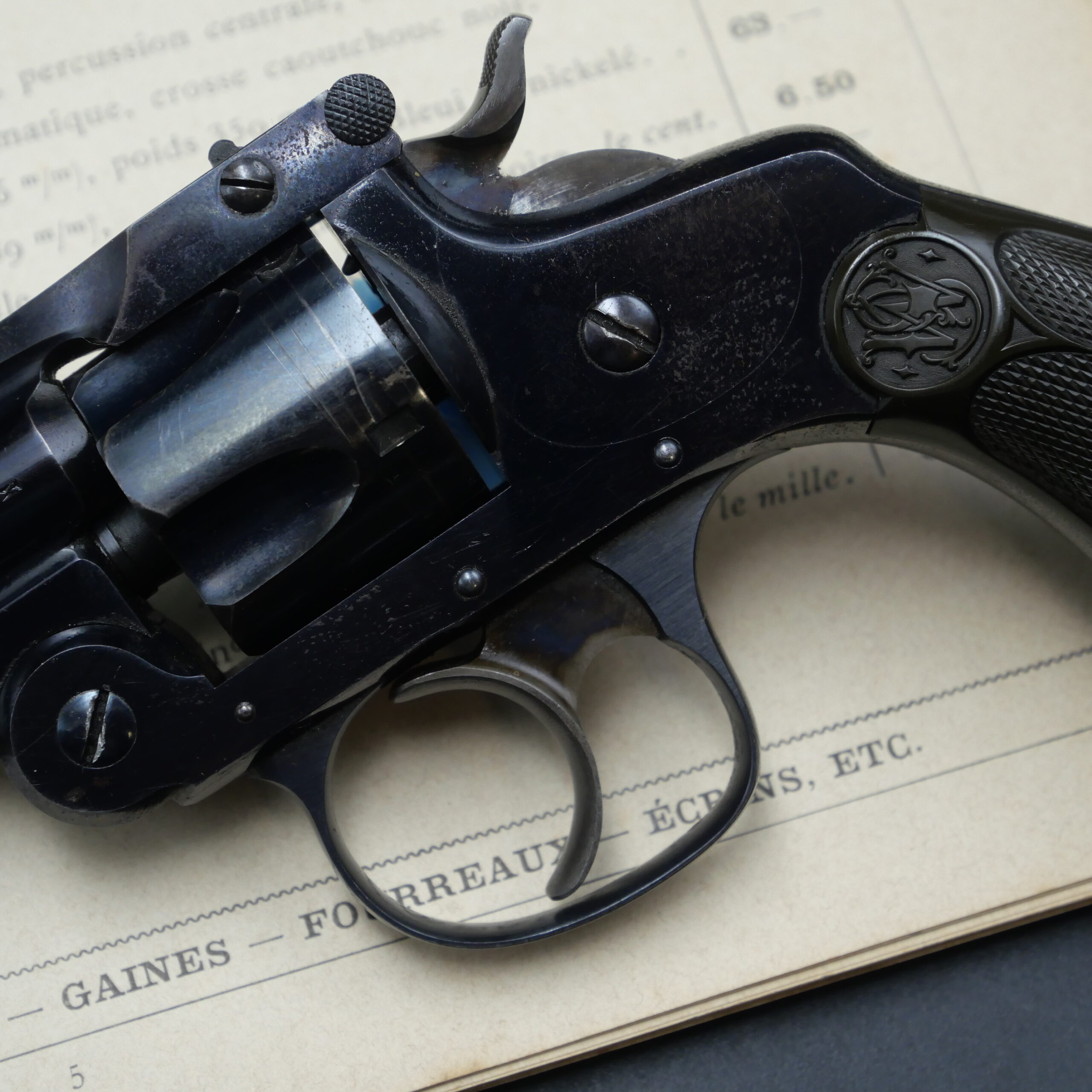 Revolver Smith & Wesson DA Canon miroir calibre 32S&W – Image 2