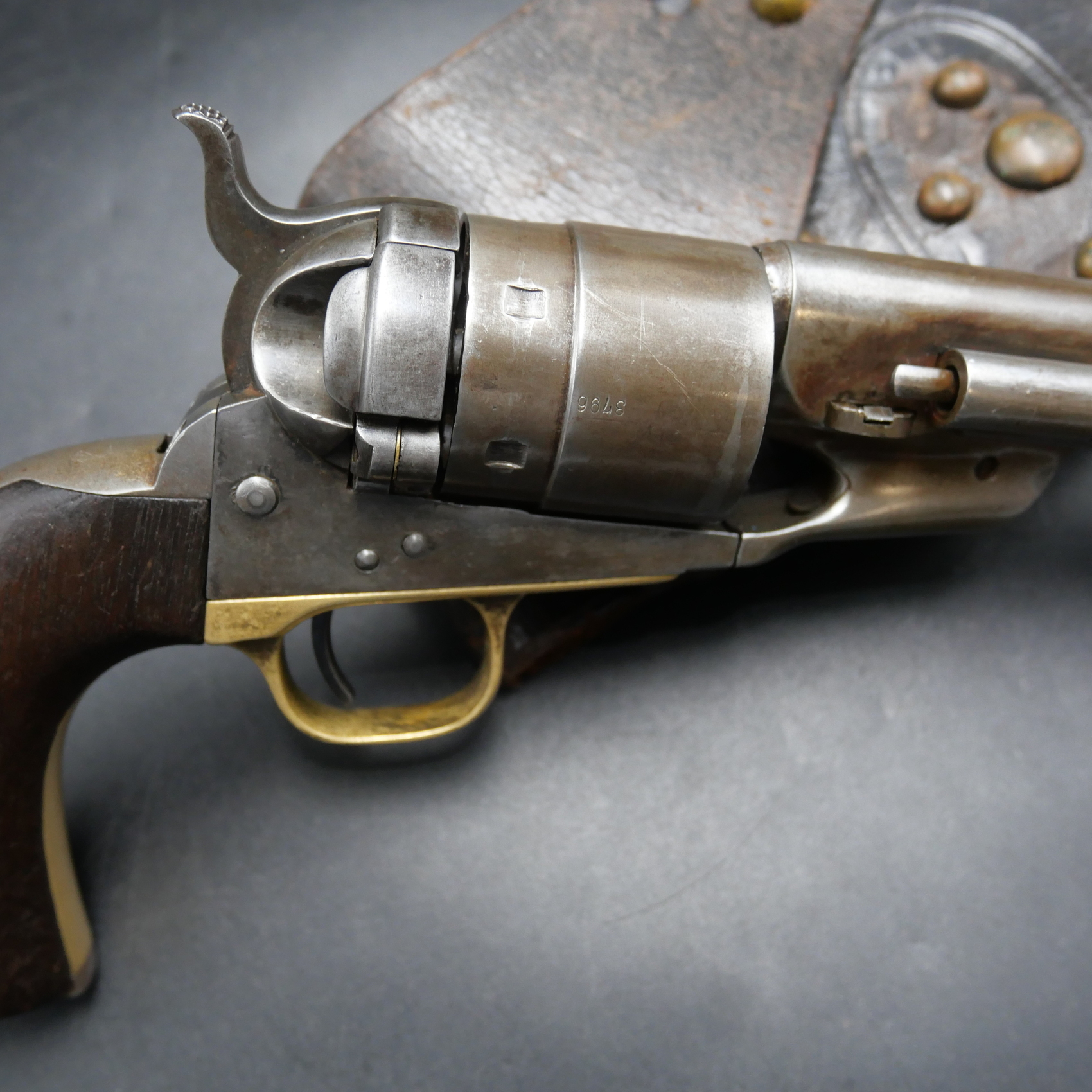Revolver Colt 1860 Richard conversion monomatricule calibre 44 – Image 2