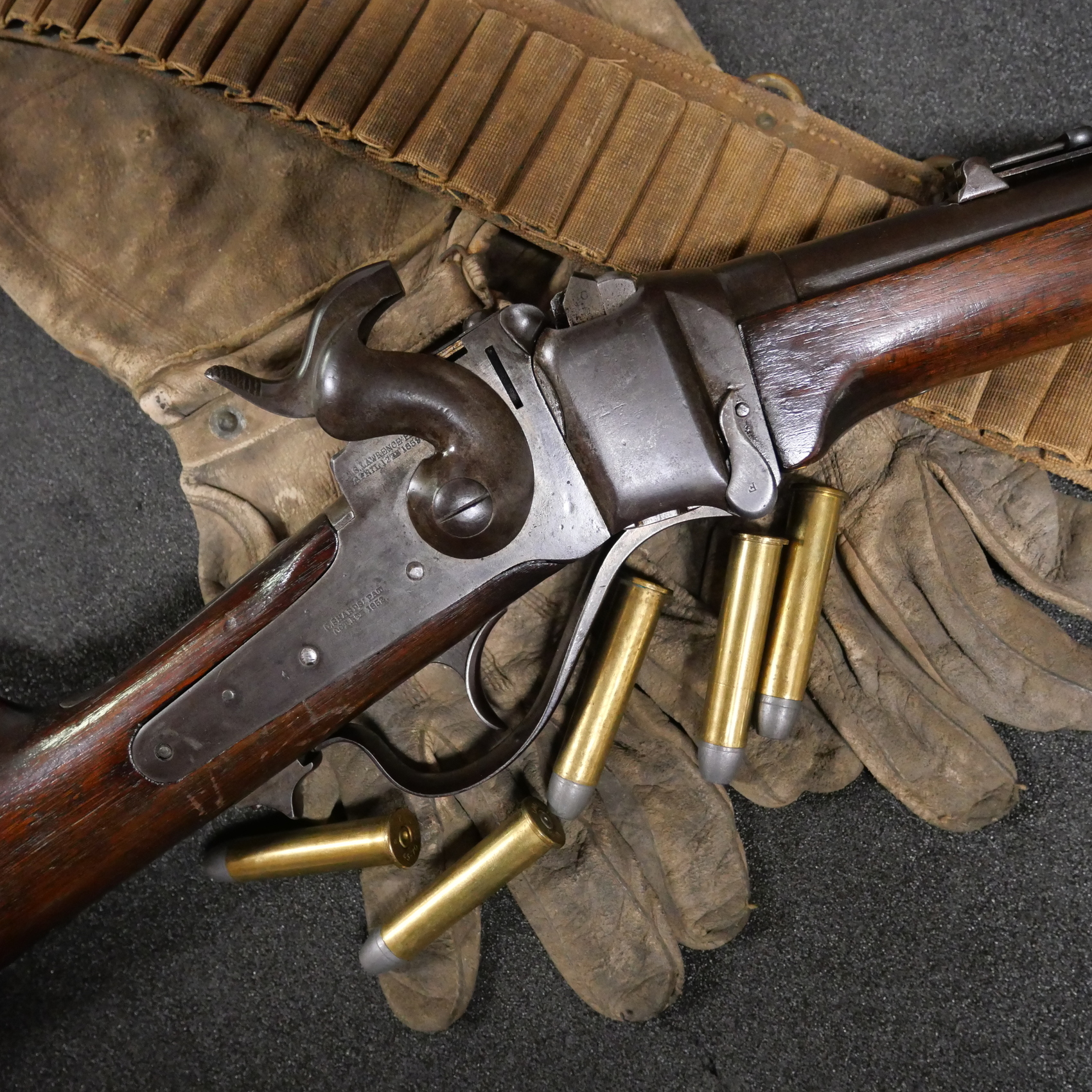 Carabine Sharps New Model 1859 conversion calibre 50-70, guerres indiennes – Image 2