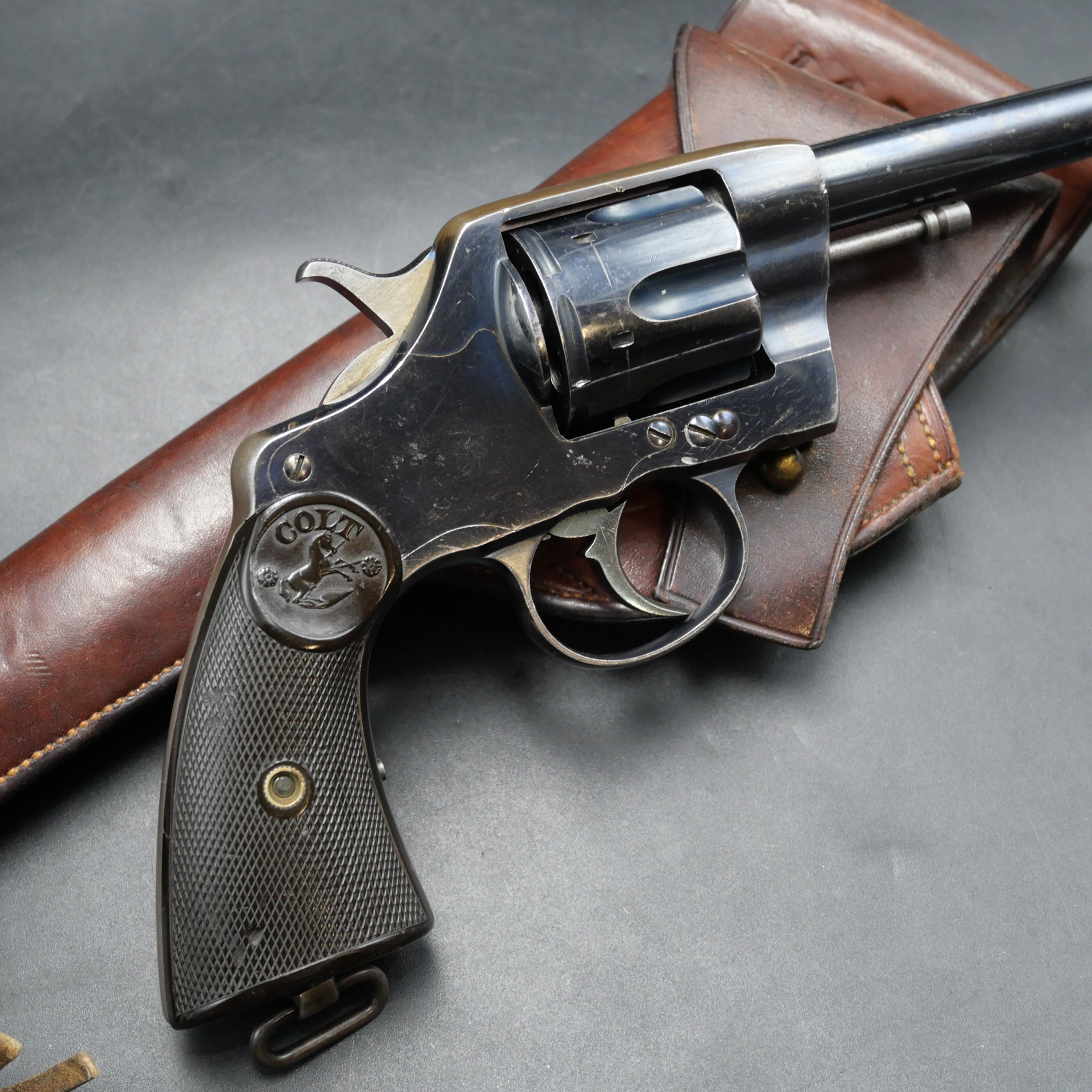 Mint Colt DA 1895 canon miroir cal.38 de 1903