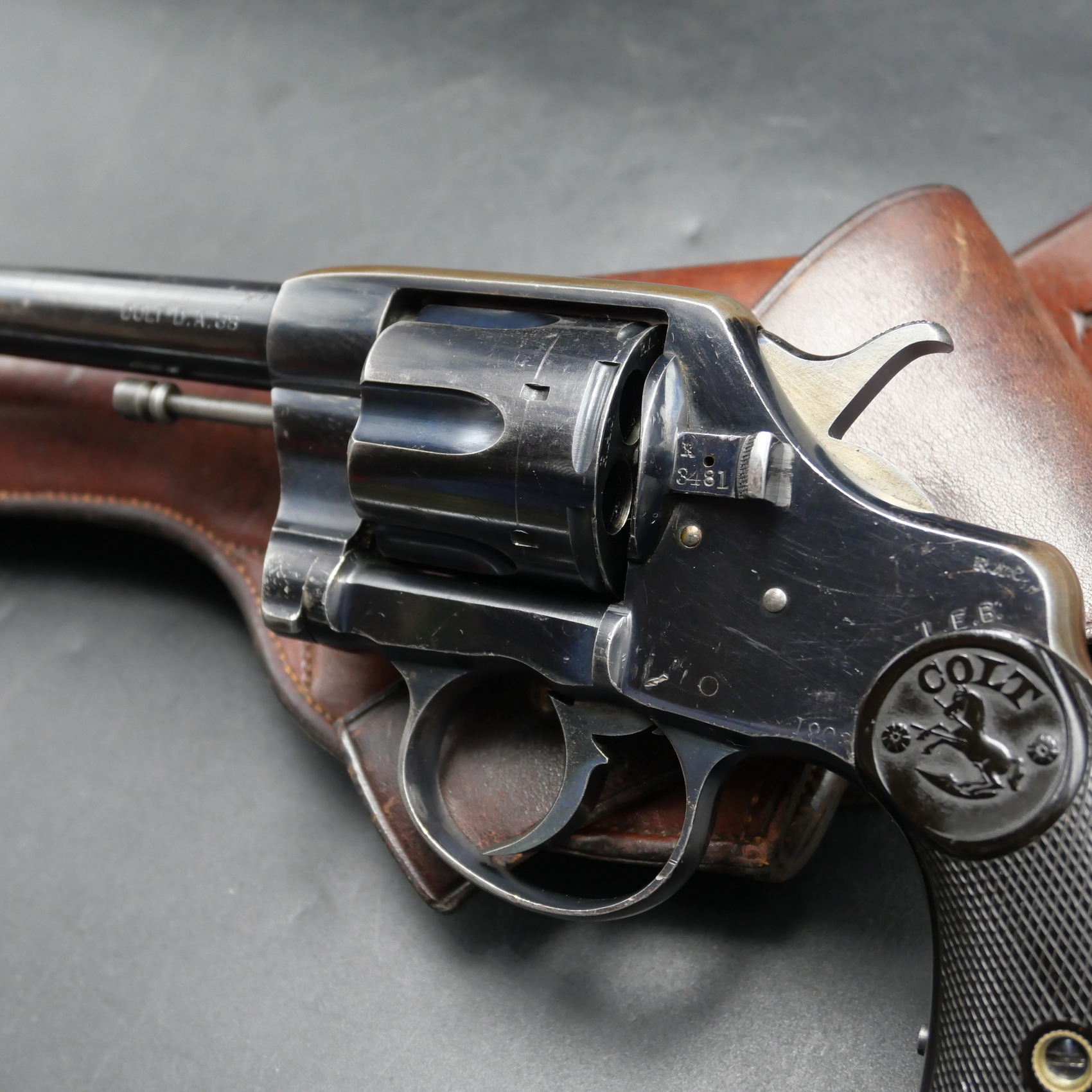 Mint Colt DA 1895 canon miroir cal.38 de 1903 – Image 4