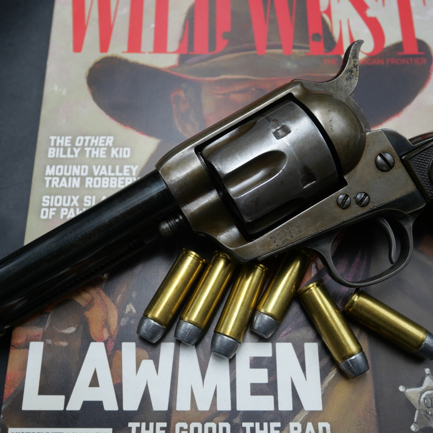 Revolver Western Colt Peacemaker cal.45 gravure ‘Emilio Zapata’ – Image 4